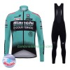 Maillot Cyclisme Hiver + Collant à Bretelles 2017 Bianchi Countervail N001